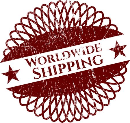 Worldwide Shipping grunge stamp