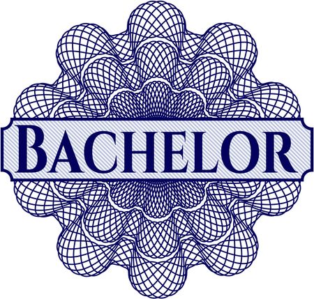 Bachelor abstract rosette