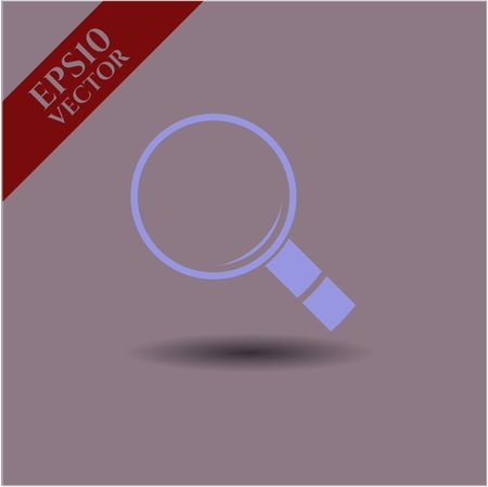 Magnifying glass, search icon vector illustration