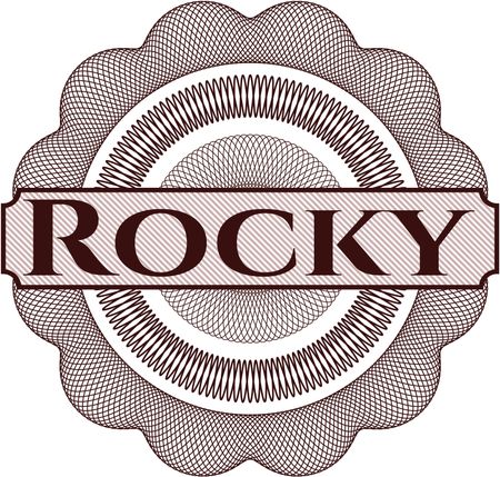 Rocky abstract rosette