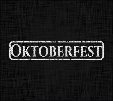 Oktoberfest on blackboard