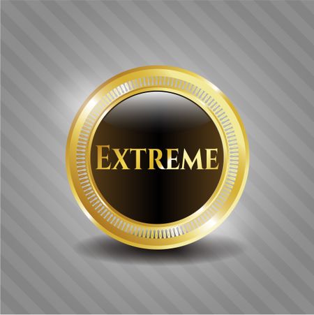 Extreme gold shiny emblem