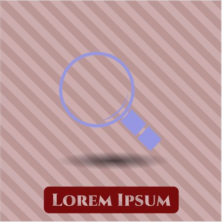 Magnifying glass, search vector icon or symbol