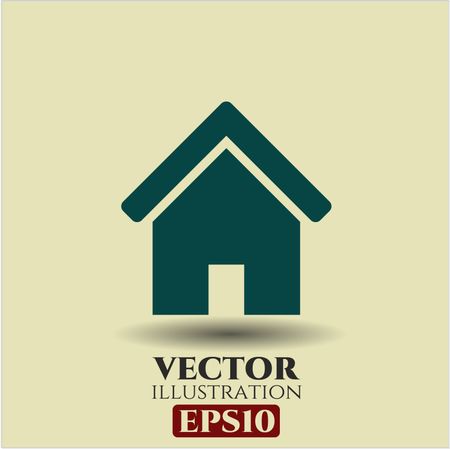 Home vector icon or symbol