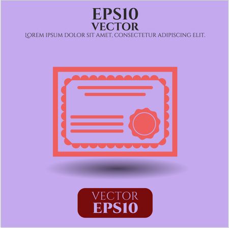 certificate-vector-icon-symbol-343750934 Certificate vector icon or symbol