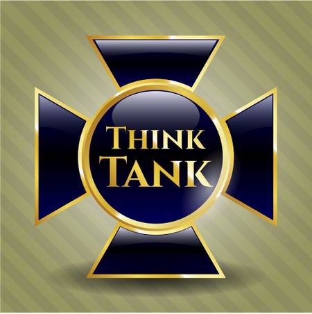 Think Tank gold shiny emblem