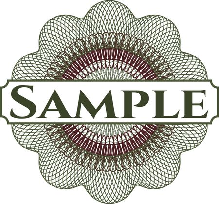 Sample rosette