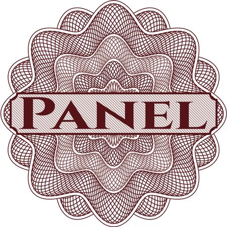 Panel money style rosette
