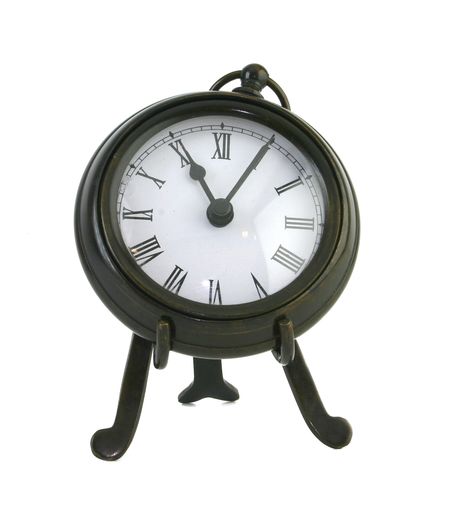 classic clock from the front