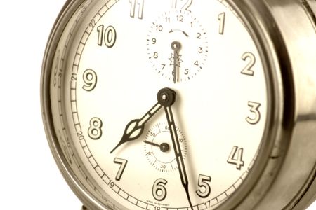 face of and old clock