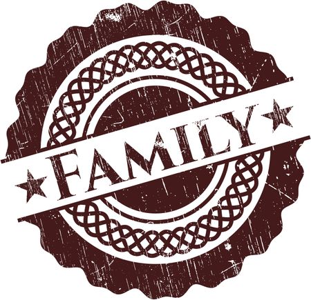 family-rubber-grunge-seal-344579558 Family rubber grunge seal
