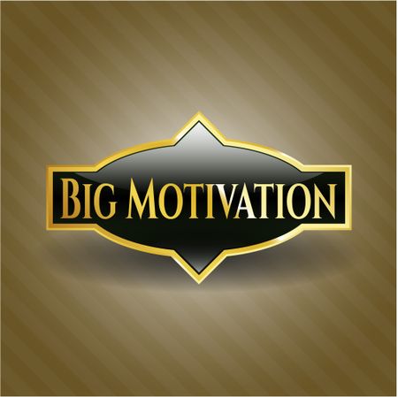 Big Motivation gold emblem