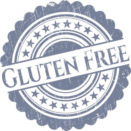 Gluten Free rubber grunge texture seal