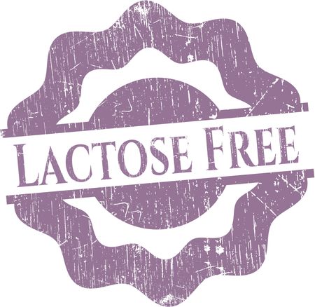 Lactose Free rubber texture