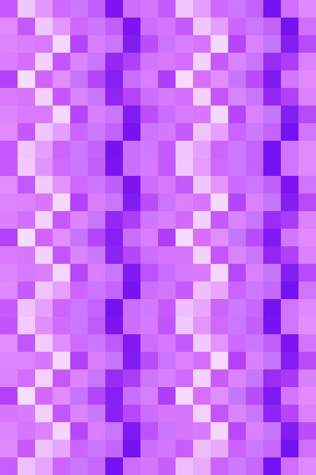 Mosaic abstract of squares in rows and columns, in shades of violet, for decoration and background