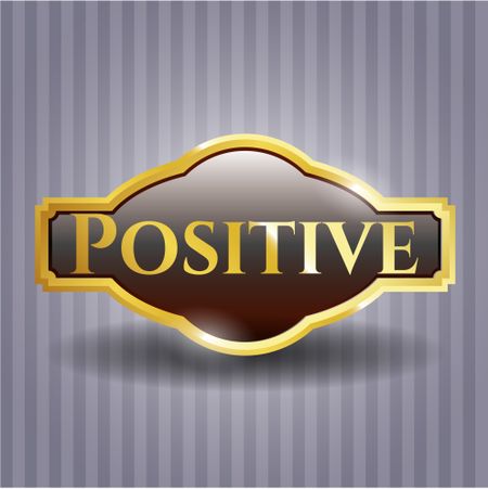 Positive gold badge