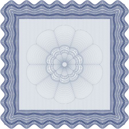 Certificate. Beauty design. Vector pattern that is used in currency and diplomas.With guilloche pattern. 