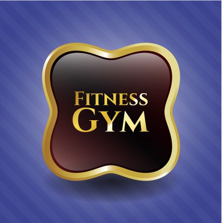 Fitness Gym golden badge