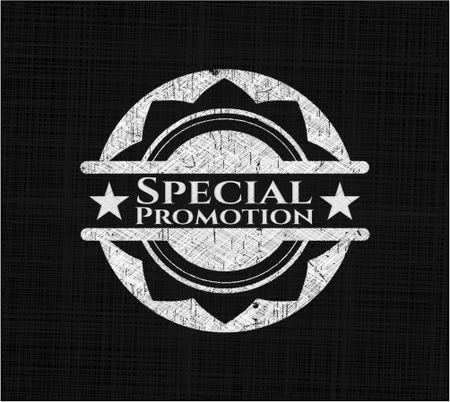 Special Promotion chalkboard emblem