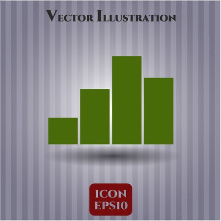 Chart vector icon