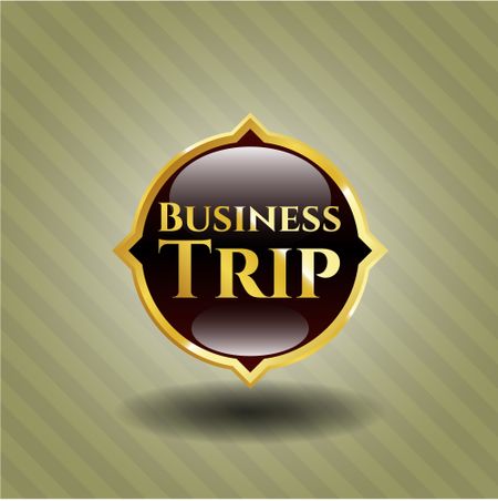 Business Trip golden emblem