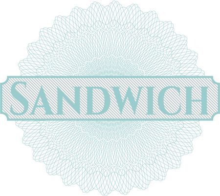 Sandwich abstract rosette