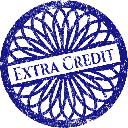 Extra Credit grunge seal