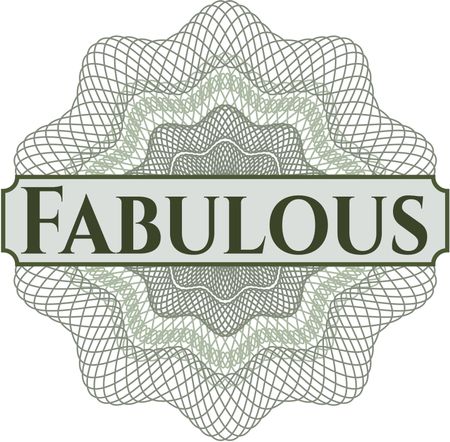 Fabulous money style rosette