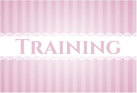 Training card or banner