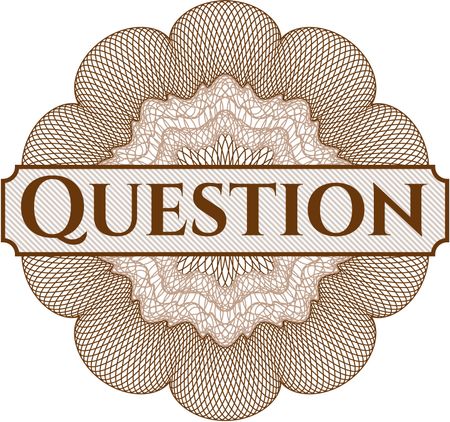 Question rosette