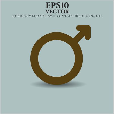 Male vector symbol