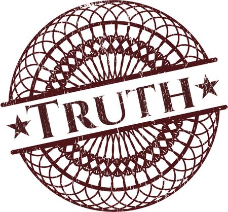 Truth rubber grunge texture seal