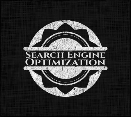 Search Engine Optimization on chalkboard