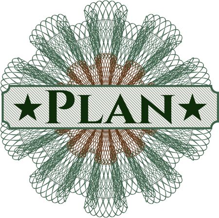 Plan linear rosette