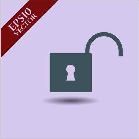 Open Lock icon or symbol