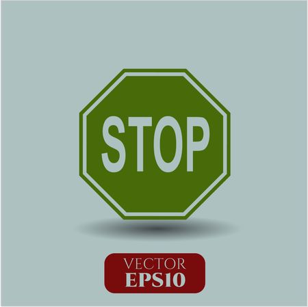 Stop icon or symbol