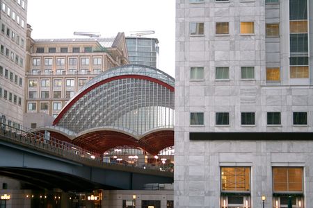 Canary wharf DLR station