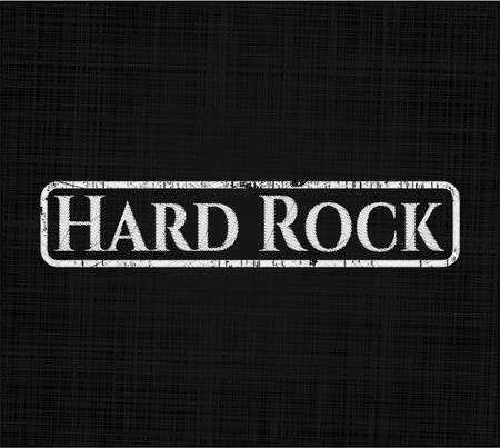 Hard Rock on blackboard