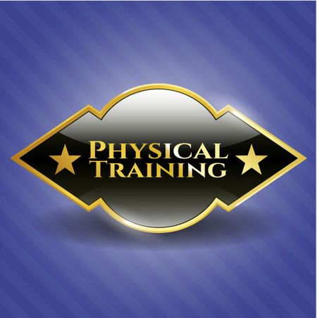 Physical Training gold shiny emblem