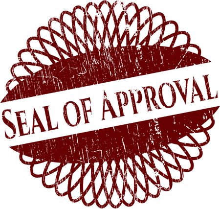 Seal of Approval grunge seal