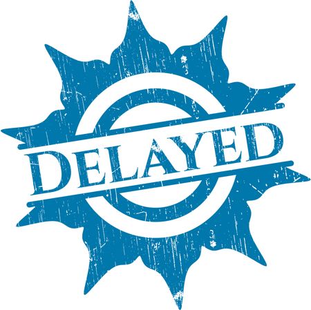 Delayed rubber stamp