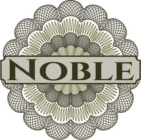 Noble abstract linear rosette