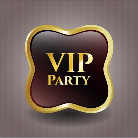 VIP Party golden badge