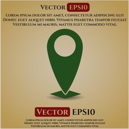 Map Pointer icon vector illustration
