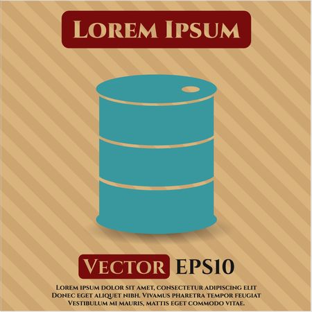 Barrel icon vector illustration
