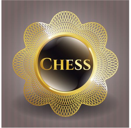 Chess gold emblem