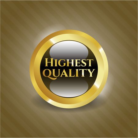 Highest Quality gold emblem