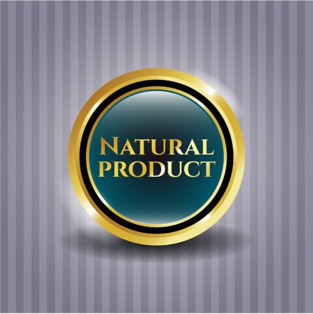 Natural Product gold emblem