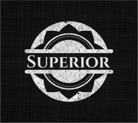 Superior chalkboard emblem