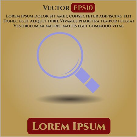 Magnifying glass, search icon or symbol